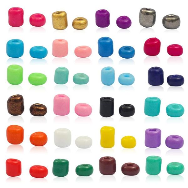 

other 2/3/4mm seed beads 4000-24000pcs 24 colors mimi glass for diy necklace earrings bracelet jewelry ornaments accessories