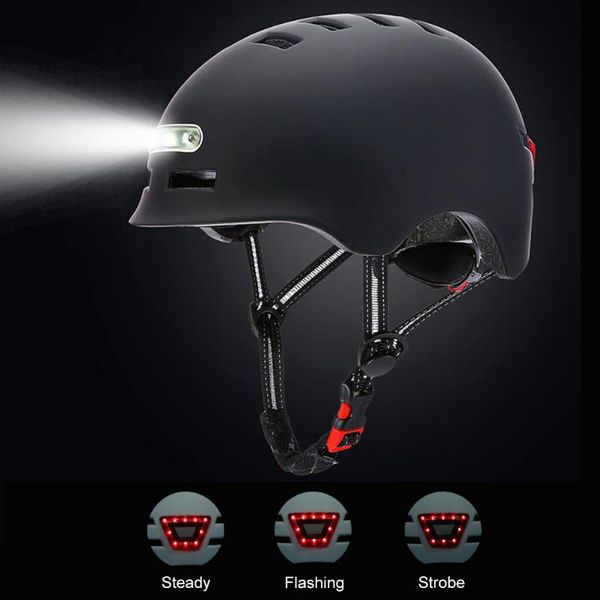 

motorcycle helmets led light cycling helmet bicycle electric skateboard wheel climbing adventure