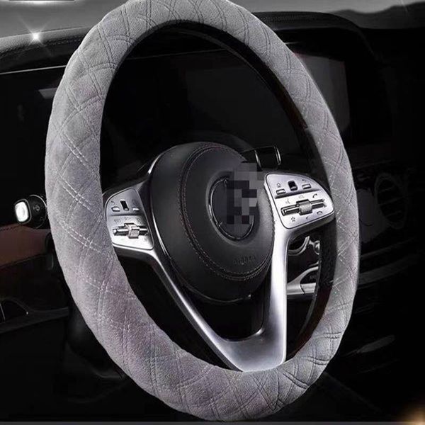 

steering wheel covers automotive cover winter plush universal car fluffy
