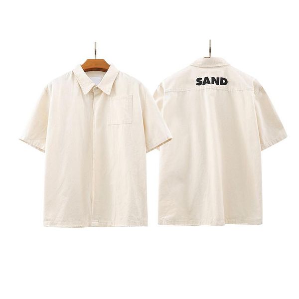 

men's t-shirts 2021 back letter print loose tooling short-sleeved shirt, White;black