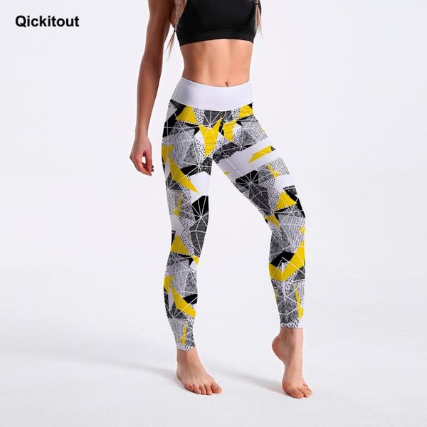 

women's leggings geometric sweatpants patchwork triangle print color block, Black