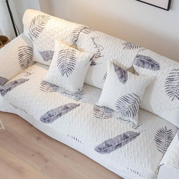 

chair covers modern sofa cover cotton printing slipcover seat patchwork quilting slip-resistant towel