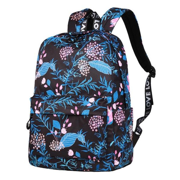 

outdoor bags large capacity women backpack multifunction flower backpacks for waterproof canvas