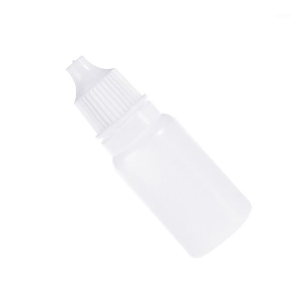 

10pcs 10ml empty squeezable dropper bottles eye liquid dropping storage & jars