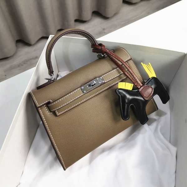 

2021 new kelly mini 2 portable messenger women's crocodile bag fashion