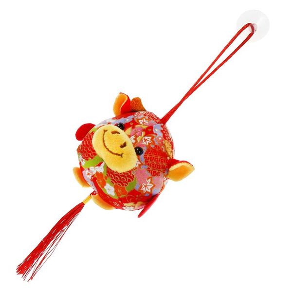 

party favor 1pc year creative ox suction cup hanging ornament home showcase decor
