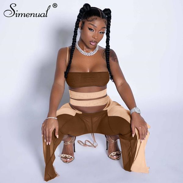 

patchwork backless lace up strap jumpsuits women hollow out bodycon partywear fashion club one piece jumpsuit, White;black