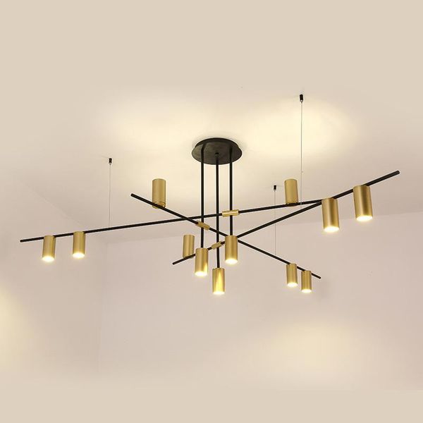 

chandeliers modern led glass ball iron hanging lights lamp industrial living room ring livingroom