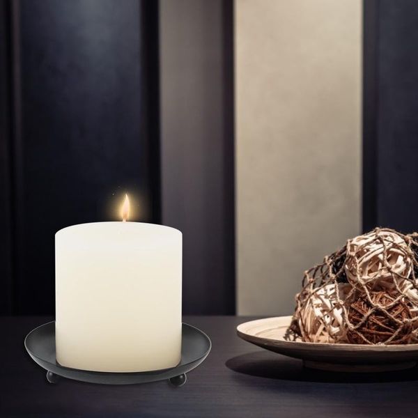

candle holders wholesale nordic style wrought iron round holder candlestick base deskwedding party home decoration