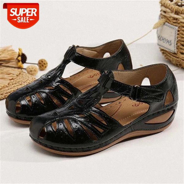 

women sandals 2021 white platform shoes ladies buckle fashion wedge sandals woman new outdoor female footwear chunky woman shoes #ua4g, Black