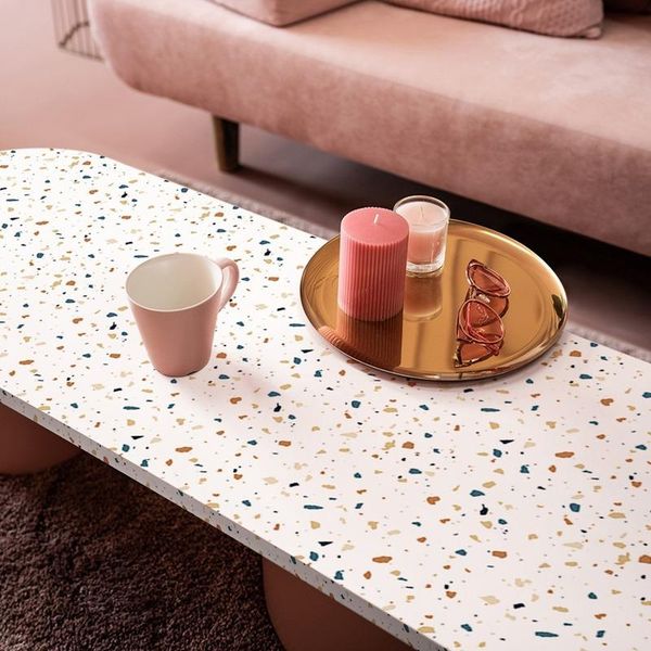 

diy creative wall sticker waterproof terrazzo wallpaper for living room kids bedroom decor mural cabinet contact paper pvc