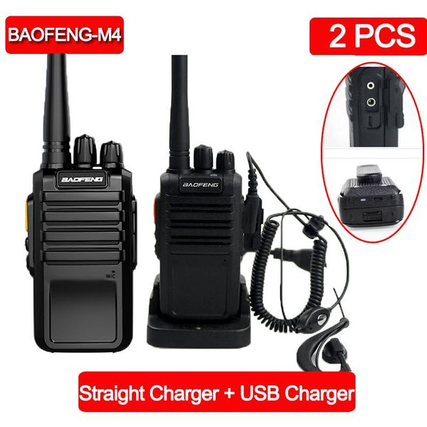 

walkie talkie 2pcs baofeng m4 powerful radio station uhf 400-470mhz 16ch cb talki walki portable transceiver walkie-talkie