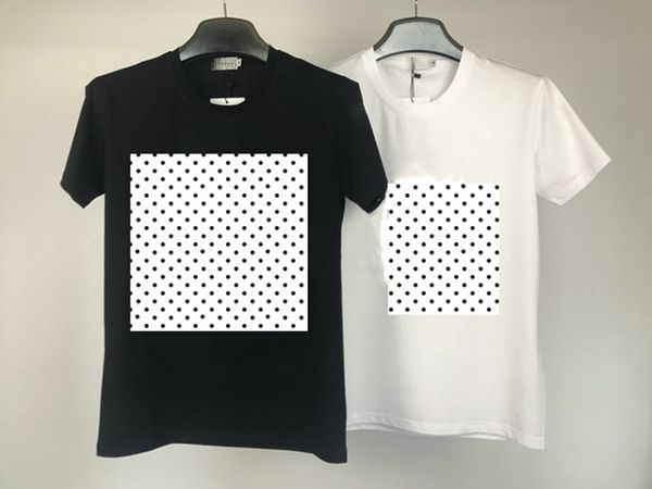 

summer cotton t-shirt designer t-shirt men's and women's youth t-shirt leisure short sleeve fashion breathable top, White;black
