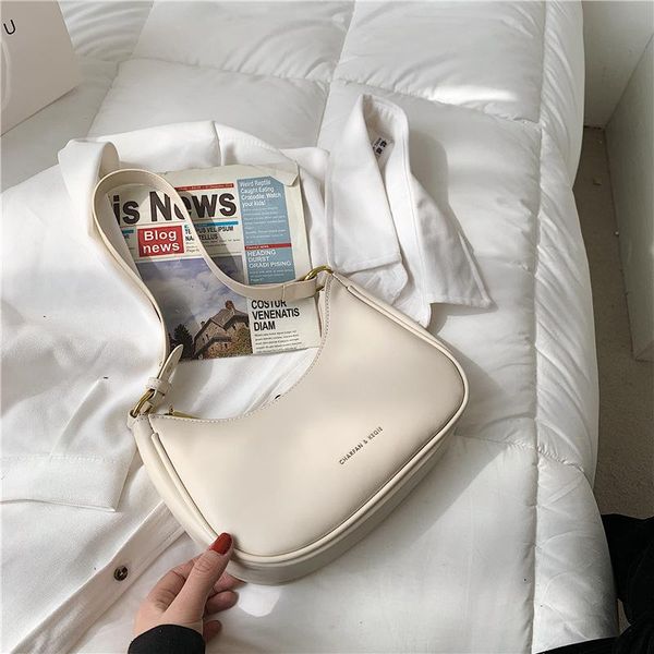 

shoulder bags single armpit women's bag 2021 summer fashion crossbody hundred with ins crescent