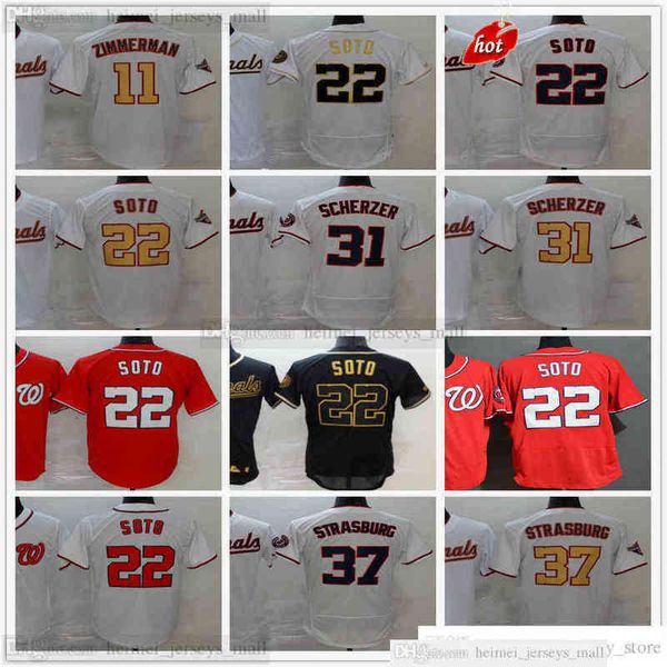

stitched baseball 22 juan 31 max soto scherzer jerseys blue jersey black white orange red blank no number name man size s-xxxl