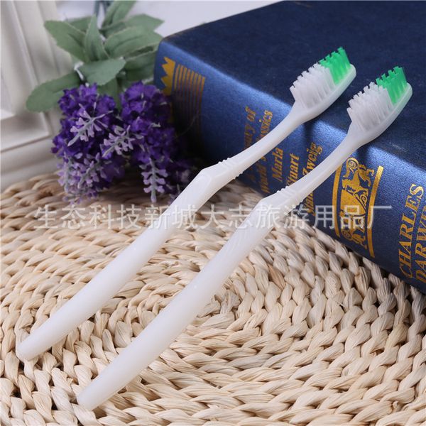 

el disposable consumabl toothbrush two in one set toiletri