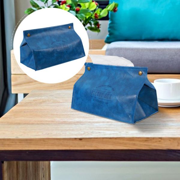 

tissue boxes & napkins 1pc practical leather box fashion paper storage container for home car