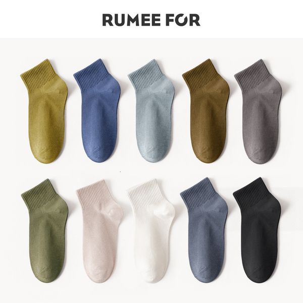 

socks autumn horse cotton men's solid color short tube deodorant and sweat absorbing black pure, Black;white