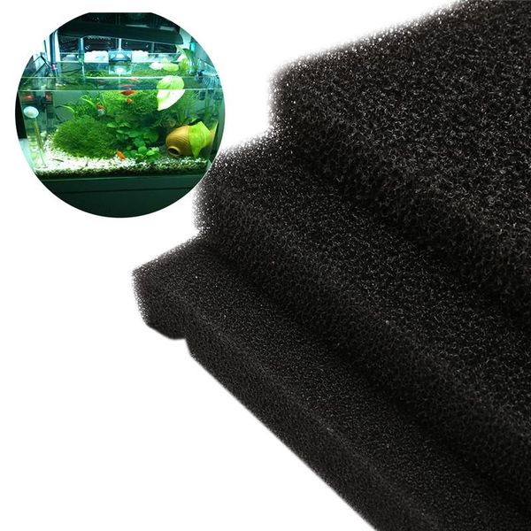 

practical aquarium filter foam biochemical cotton filter aquarium fish tank pond block sponge foam pads black