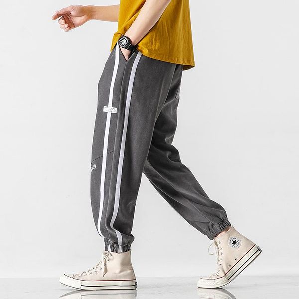 

male sports trousers tactical streetwear for boys jogging cargo pants men joggers harajuku 2021 spring men's clothing m-3xl, Black