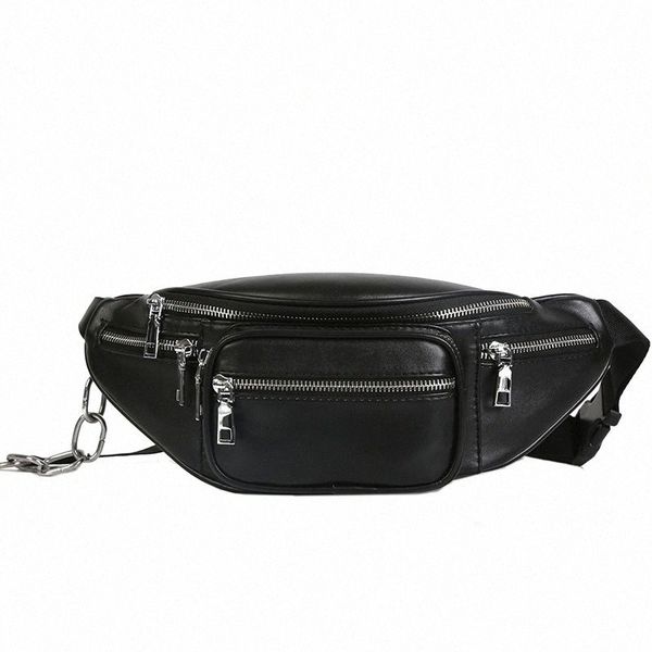 

waist packs sports outdoor bum belt bag chain chest bag shoulder messenger men women fanny pack fashion purse secret stash 35jf#