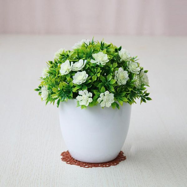 

simulated plant artificial potted flower bonsai outdoor home decor ornament gift