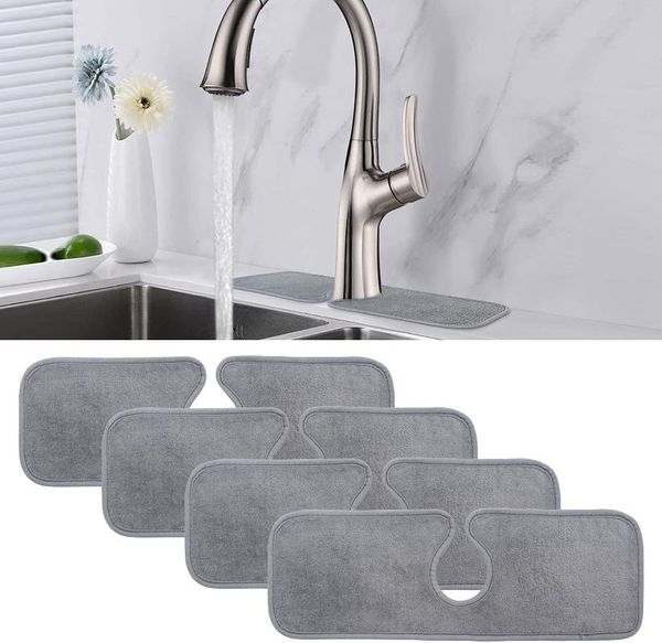 

cushion/decorative pillow reusable farmhouse bathroom microfiber splash kitchen faucet washroom sink basin pad