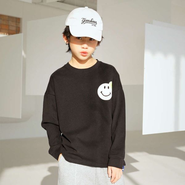 

2021spring clothing boys' 2021 new cuhk long sleeve t-shirt, Blue