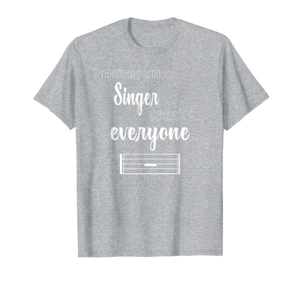 

funny singer band practice vocalist gift t-shirt, White;black