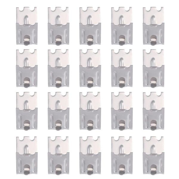 

hooks & rails 20pcs er shelf clip replacement stainless steel fridge cooler clips
