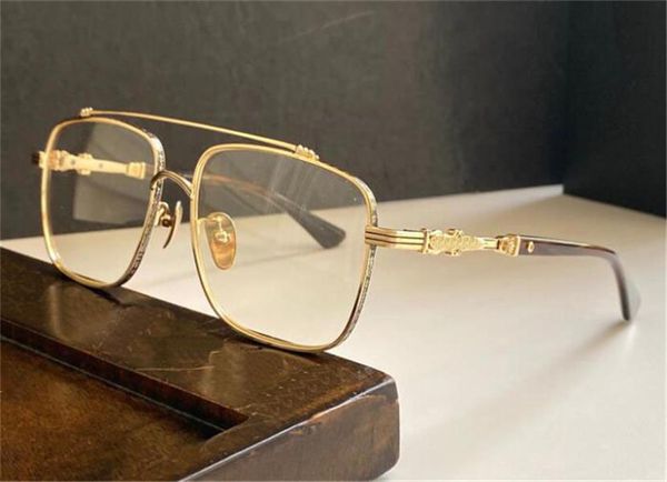 

new vintage glasses cbeath ii glasses can be equipped with prescription classic square frame style transparent lens clear optical glasses, Black