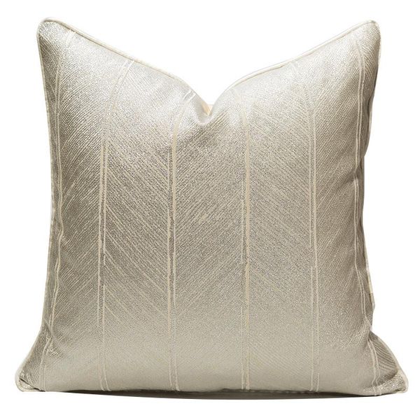 

cushion/decorative pillow ivory gold abstract geometric cushion cover couch outdoor decorative case modern simple jacquard art home sofa cou