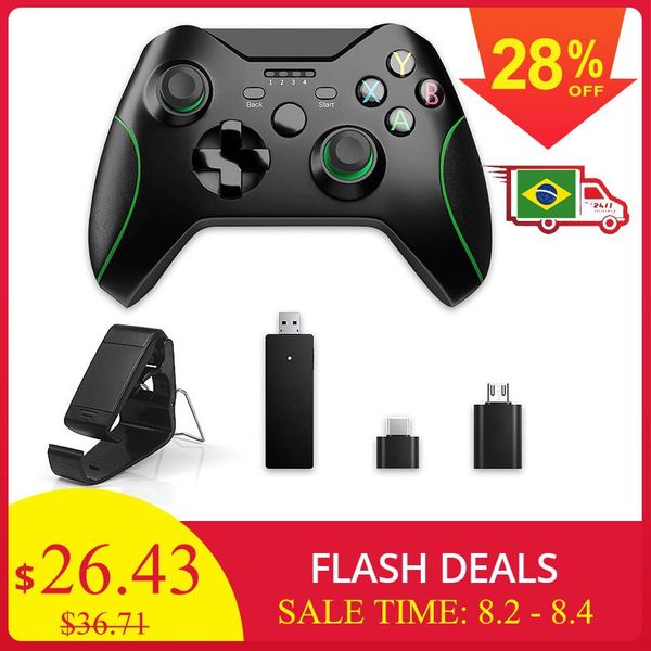

game controllers & joysticks 2.4g wireless controller joystick for xbox one ps3/android smart phone gamepad win pc 7/8/10 gamepads