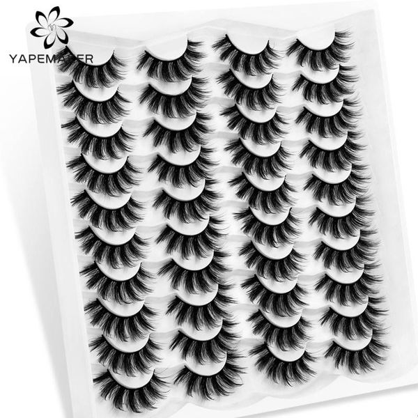

false eyelashes 20/8/5 pairs lashes natural faux mink 3d extension eyelash beauty