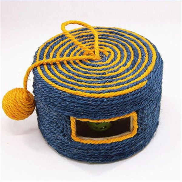 

cat toys sisal scratcher kitten scratch board pad grinding nail weave ball funny playing training toy climber bed supplies
