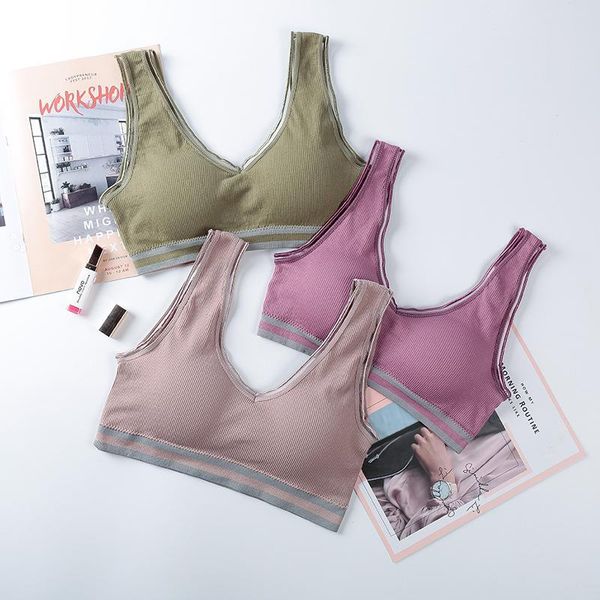 

yoga outfit women sports bra gym bras fitness running wear padding wireless push up