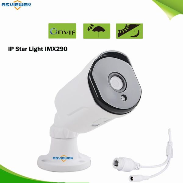 

cameras h.265/h.264 2mp/1080p true wdr star light camera hi3516d+imx290 sensor 2pcs array outdoor waterproof 1080p ip as-ip8206sd