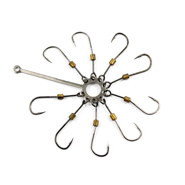 

fishing hooks explosion hook tackle sabiki jig set carp carbon steel