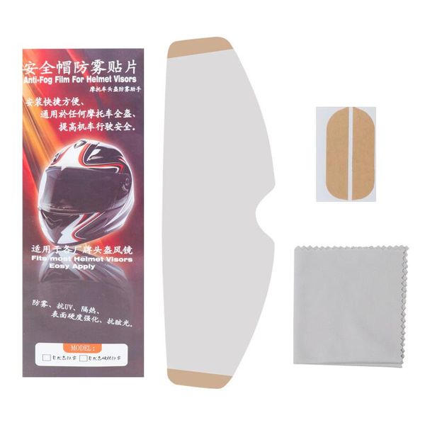 

motorcycle helmets anti-fog waterproof insert helmet lens sticker film winter shield motor accessories