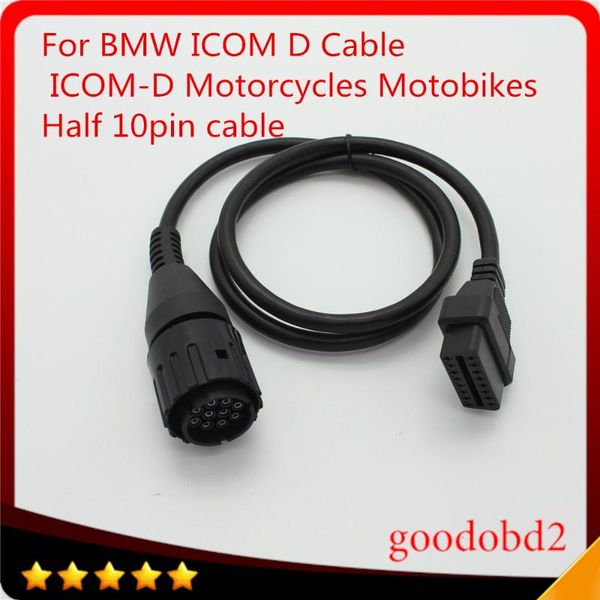 

diagnostic tools for icom d cable icom-d motorcycles motobikes 10 pin adaptor 10pin to 16pin obd2 obdii i-com a2 tool cables