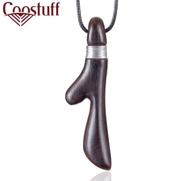 

pendant necklaces handmade woman neck decoration necklace sandalwood suspension jewelry accessories long rope chain gifts, Silver