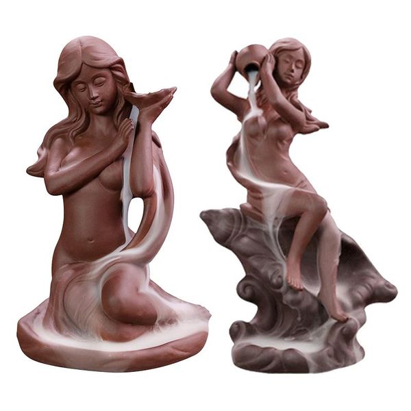 

fragrance lamps creative incense stick holder ceramic backflow burner censer for yoga meditation home decoration