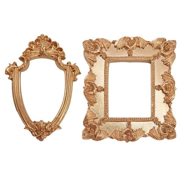 

2pcs european style mini p frames deskp frame party props