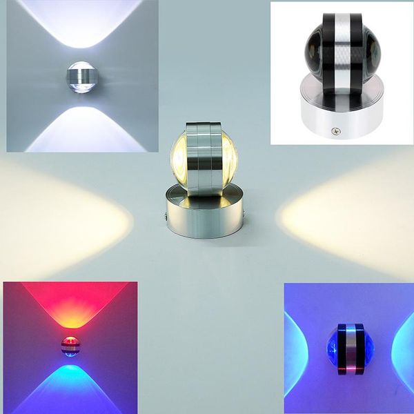 

6w led aluminium wall light led indoor lighting light fixture wall lamp for bedside living room bedroom lamps