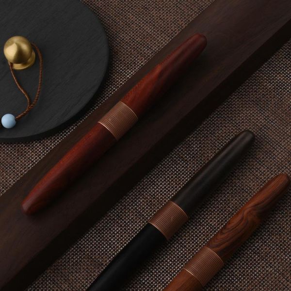 

fountain pens all wood antique pen for students, calligraphy