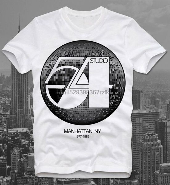 

men's t-shirts t-shirt studio 54 disco night club retro vintage paradise garage cbgb omfug white, White;black