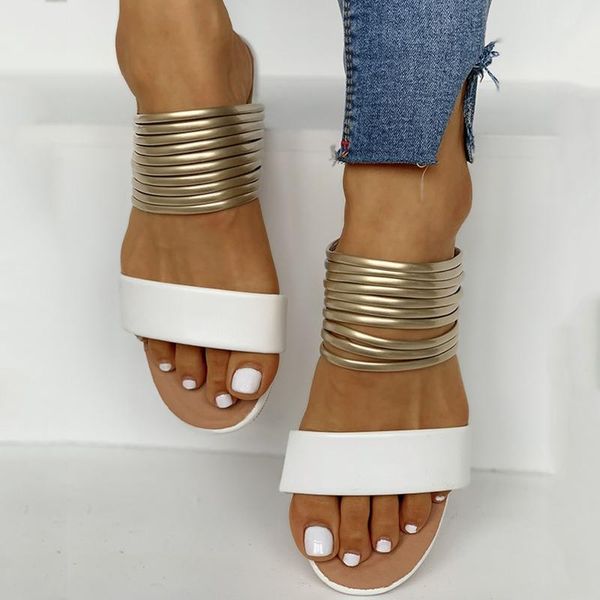 

slippers vintage flat women 2021 summer roman causal shoes open toe sandals flip flop woman beach sandalias, Black