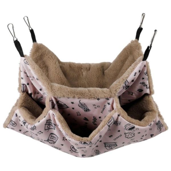 

small animal supplies pet bird parrot hamster soft comfortable nest plush hanging hammock house sleeping bed warm products