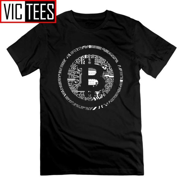 

bitcoin cryptocurrency crypto currency financial revolution t-shirt novelty large size mens cotton tees 210629, White;black