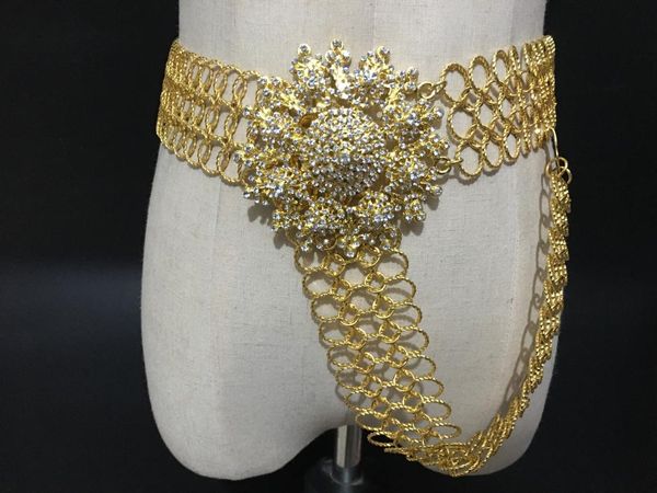 Серьги Ожерелье Ближнего Востока Богемия Золотое белое каменное пояс свадебное танце